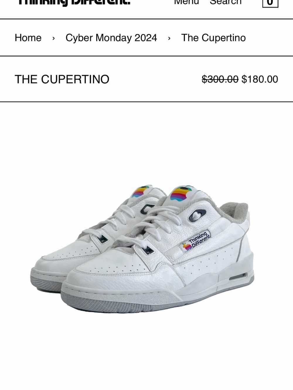 The Cupertino Men’s White Sneakers